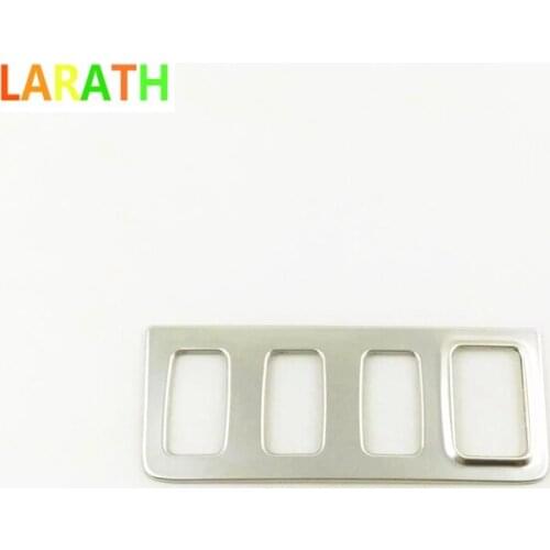 For Renault Koleos 2016 2017 Stainless Steel Front Headlight Lamp Head Light Adjustment Switch Mask Accessories Trim