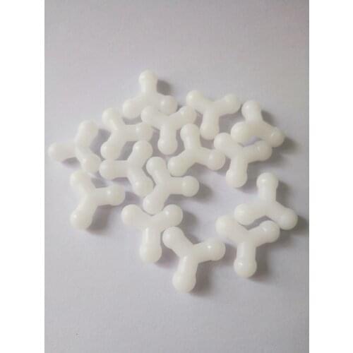 19x6.5mm Triangle shape plastic joint beads fit for 9.5mm skeleton joint for toy joint skeleton accessories-30pcs/lot