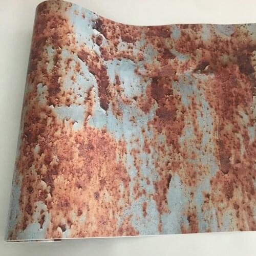Rusty Car Wrap Foil Rust Camouflage Sticker Bomb Vinyl With Air Release Film DIY Styling Boat Motorbike Car Decal Wrapping
