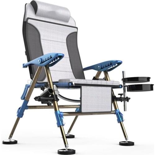 Fishing chair fishing chair can lie down portable multifunctional wild fishing platform fishing all terrain chair folding chair