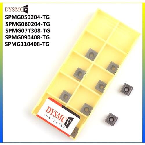 SPMG050204 SPMG060204 SPMG070308 090408 110408-TG DY9008 U drilled carbide inserts can be used for stainless steel