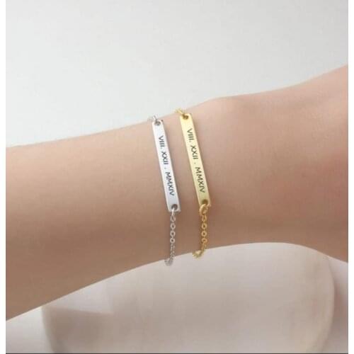 STOME Engraved Bracelets