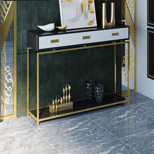 Light luxury porch cabinet partition decoration Hong Kong-style partition hall locker piano paint post-modern entrance porch tab