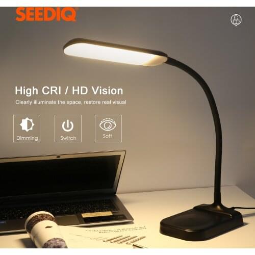Led Desk Lamp EU Plug Reading Lamp Dimming Table Lamp For Study Office Working Reading Room AC85-265V Night Light