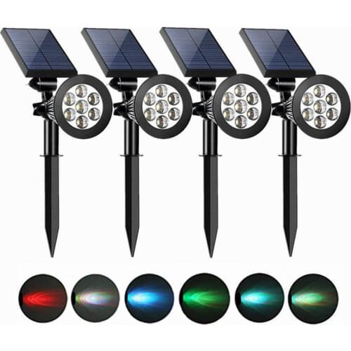 Solar Led Light Outdoor Solar Powered Spotlight Garland Wall Light Waterproof Solar Lamp Garden Decoration Outdoor Solar Light