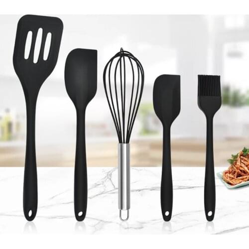 Kitchen Utensil Sets 5 PCS Silicone Cooking Utensil Sets Heat Resistant Cookwares Kitchen Appliances for Cooking Gadgets