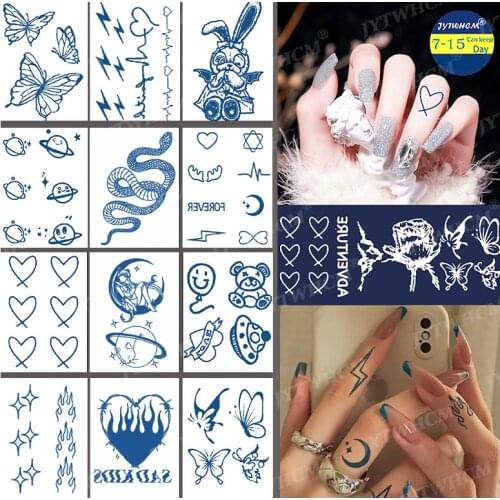 Tattoos And Body Painting One-time Tattoos Semi-permanent Temporary Tattoo Butterfly Tattoo Stickers Tattoo Temporary Womens