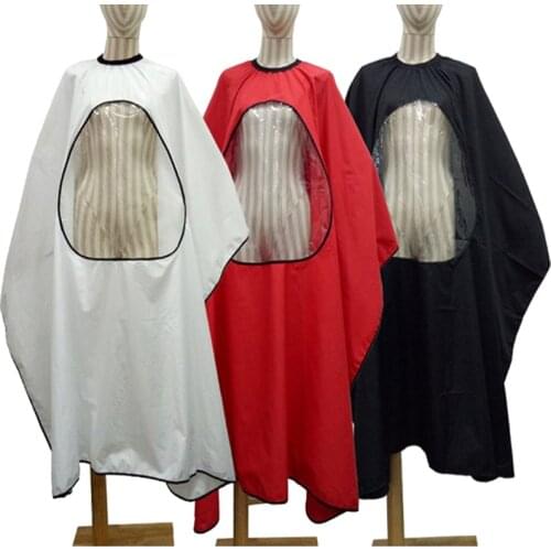 Hairdressing Cloth Cape Gown Transparent New Waterproof Display Window Haircut Barbers Covers Wrap Pro Styling Tools