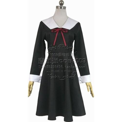Japan Anime Kaguya-sama Love Is War Shinomiya Fujiwara Cosplay Casual JK Uniform Dress Costume Stockings Set For Gilrs 2019
