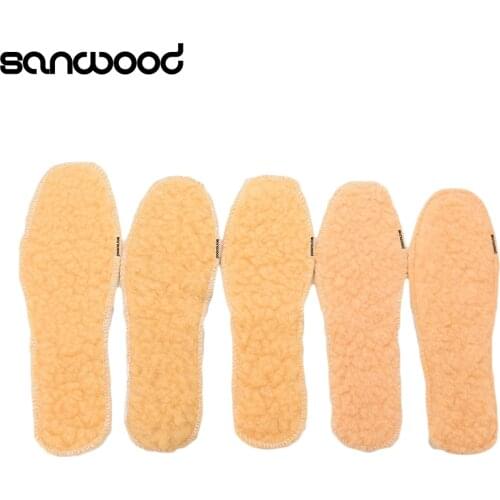 1 Pair Soft Warm Fleece Shoes Boots Sneakers Thermal Insoles Insert Foot Pads