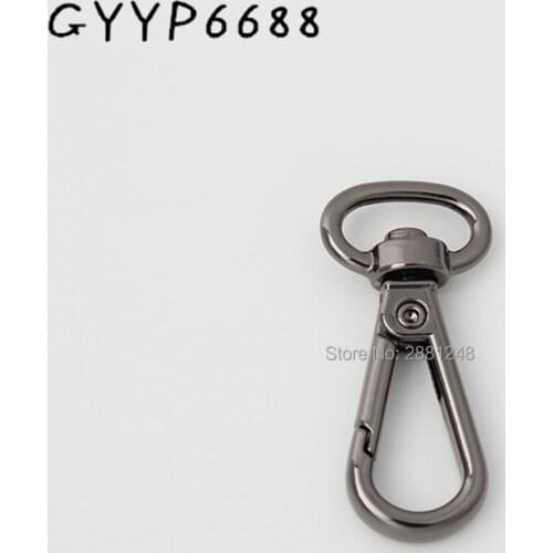 10-30pcs 13mm trigger snap hook GUN BLACK metal swivel clasp lobster claws swivel hooks hardware hook clasp