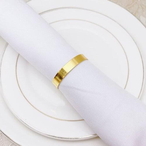 20pcs Hotel simple metal ring napkin buckle napkin ring napkin ring cloth ring
