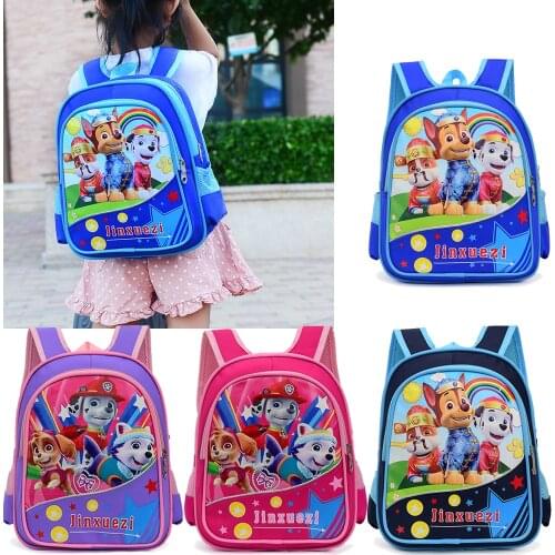 Paw Patrols Children Backpack Kindergarten Primary School Bag Student Cute Cartoon Bookbag Toddler Boy Girl Casual Rucksack Gift