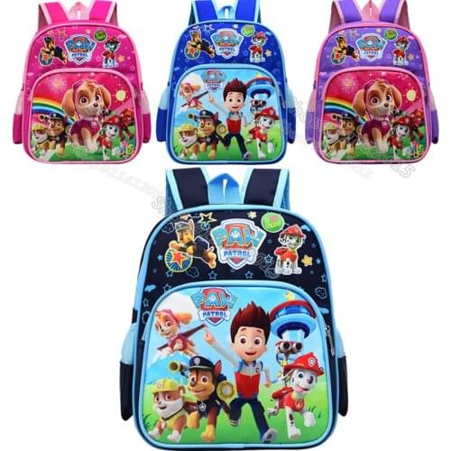 Paw Patrols Kindergarten Backpack Kids School Bag Toddler Boy Girl Cute Cartoon Rucksack Back To School Supplies Student Bookbag