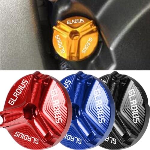 FOR SUZUKI GLADIUS 2009 - 2015 2014 2013 2012 2011 2010 Motorcycle Aluminum CNC Engine Oil Cap Bolt Screw Cover