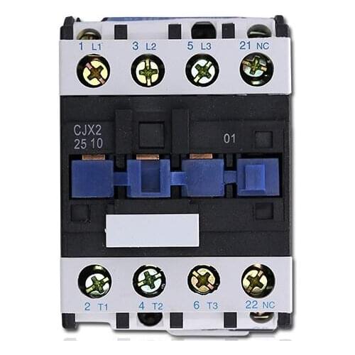 LC1D AC Contactor CJX2-2510 25A NO 3-Phase DIN Rail Mount Electric Power Contactor 24V 36V 110V 220V 380V