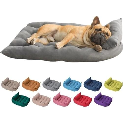 Pet Bed Cats Puppy Mat Cushion Kennel Soft Dog Bed Sofa Washable Winter Warm House for Small Medium Large Dogs Dog Accessories