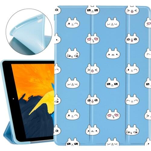 Cute Animal iPad Case For iPad Magnet For iPad Mini 5 4 3 Case For iPad Air 2 Case Pro 2020 11'' Tablet Folding Case 5th 6th