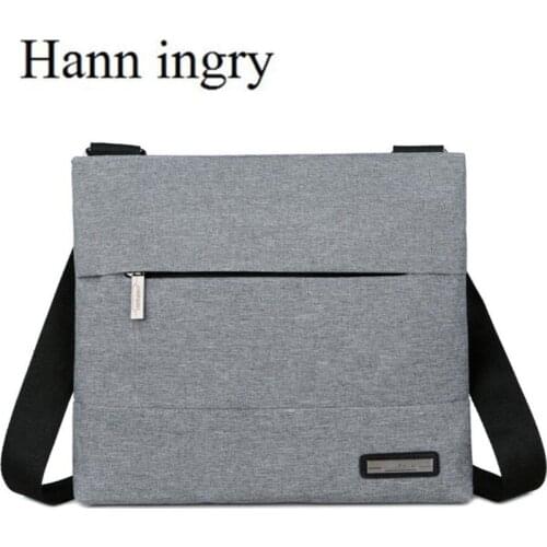 HANN INGRY Leisure Mens Bag High-quality Oxford Business One-Shoulder Bag Lightweight Durable Office Business Computer Bag H68D