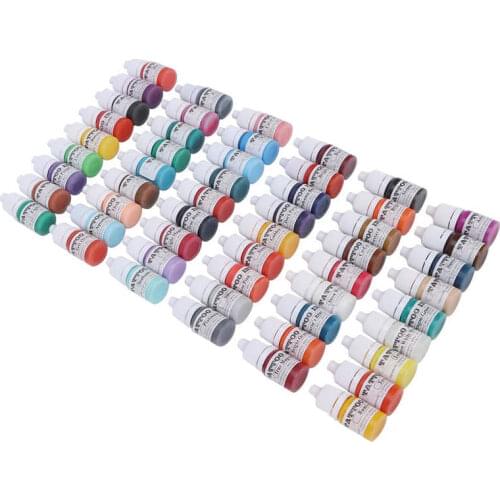 Halloween Party Face Body Paint Body Painting Makeup 54 Colors Tattoo Ink Set Tattoo Practice Pigment Kit Coloring Tattoos