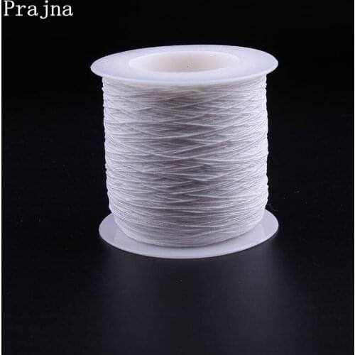 Prajna White 200M / Roll Elastic Thread 0.05 MM Household Thread For Sewing Hand Craft Sewing Supplies Quilting Accessories