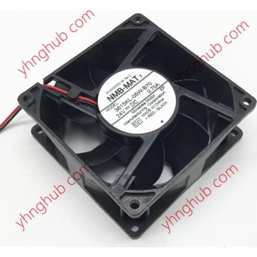 NMB-MAT 3615KL-05W-B70 EQ1 DC 24V 0.70A 92x92x25mm Server Cooling Fan