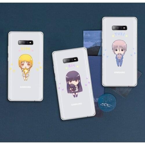 Fruits Basket anime lovely Phone Case Transparent For Samsung Galaxy A S Note J 5 8 51 2016 Prime 20 Ultra 6 7 Edge PLUS 21