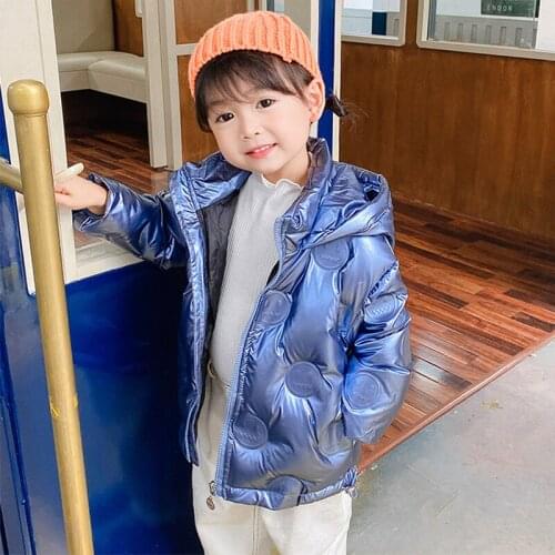 Girls' Down Jacket Thicken Warm Winter Clothes For Kids Cute Cartoon Childrens Outerwear Baby Boys Clothing Hooded Down Coats