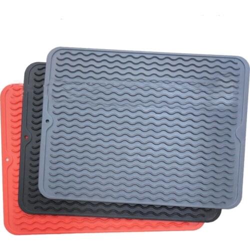 Silicone Drain Pad Teapot Cup Anti-scald Bowl Drain Pad Silicone Anti-Slip Coaster Kitchen Tools