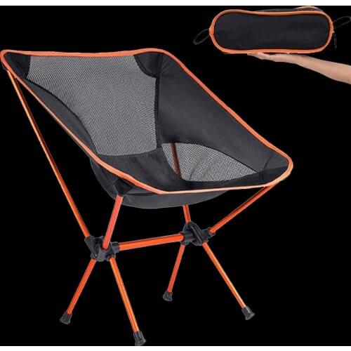 WALK FISH Ultralight Folding Chair Superhard High Load Outdoor Camping Chair Portable Beach Hiking Picnic Seat Fishing Chair