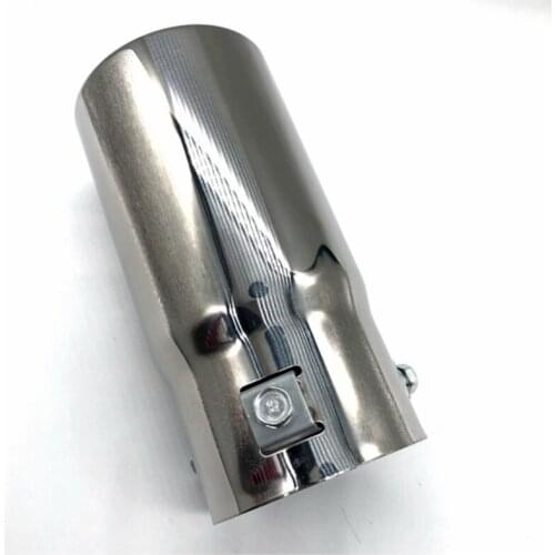 Universal Tailpipe Stainless Steel Muffler Accessories A15 Automotive Exhaust Pipe Retrofit Large Straight