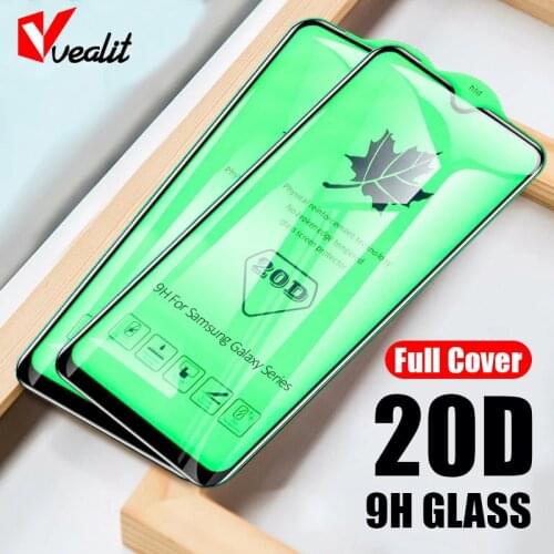 20D Tempered Glass for Samsung Galaxy S10 Note 10 Lite S20 fe A22 A52 A72 A32 A12 A42 A11 A21S A51 A71 M31 M51 Screen Protector