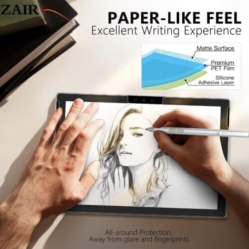 For iPad Pro 10.5 2017 Like Paper Textured Screen Protector PET Matte Film For Drawing Apple iPad A1701 A1709 A1852