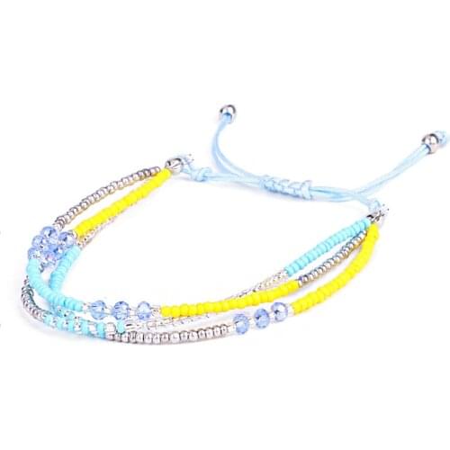 ZV Natural Beaded Rope Bracelet Jewelry For Women Blue Beads Agate Tiger Eye Couple Natural Stone Chain 2021 Gem Gift