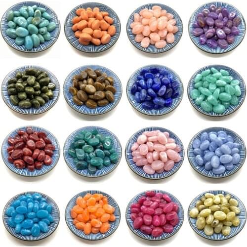 10Pcs 10*14*20mm Oval Acrylic Beads Earrings Necklace Accessories Beads For Jewelry Making DIY Jewelry Findings