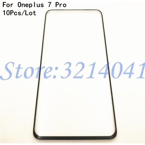 10Pcs/Lot Front Glass 6.67" For Oneplus 7 Pro One Plus 7 Pro Oneplus7 Pro Touch Screen LCD Outer Panel Lens Replacement Part