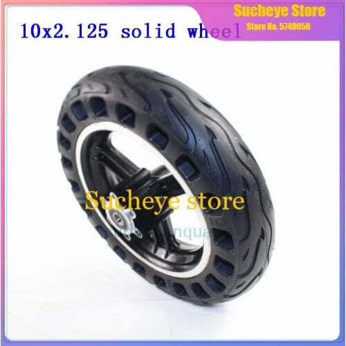 10x2.125 solid Wheel 10 Inch Scooter Wheel Hub Alumnium Alloy Wheel Frame for 10x2.125 10x2 Tire Electric Scooter