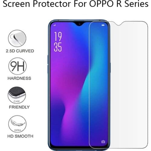 2Pcs HD Protective Ultra-thin Phone Tempered Glass For OPPO R17Pro R15X Screen Protector For OPPO R9S Plus R11S Plus Film