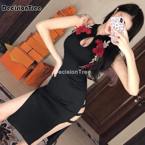 2021 chinese women traditional dress silk satin cheongsam sexy qipao flower wedding dress vintage qipao dress chinese dress