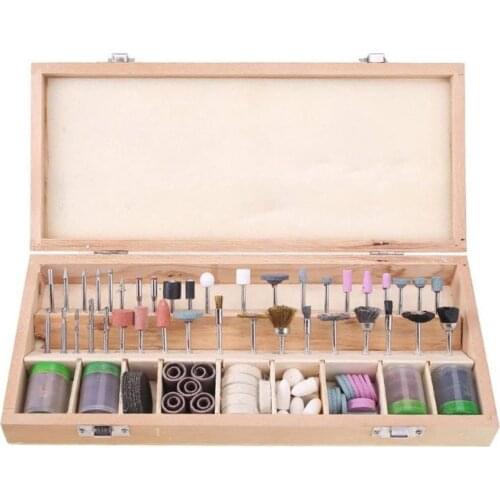 228pcs/set Electric Grinding Rotary Tool Accessories Mini Drill Bit Set with Abrasive Sanding Bits Tool Kits