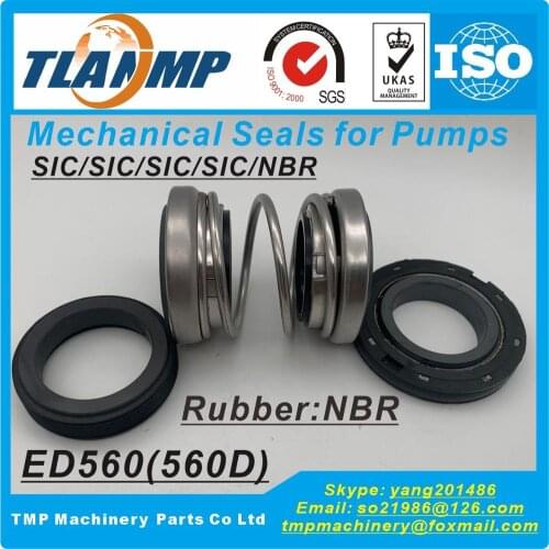 560D-20/25/45/50 Replace Burgmann ED560 Double face Mechanical Seals (Material:SIC/SIC/SIC/SIC/NBR)