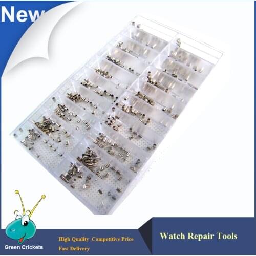 Free Shipping 580pcs/set Assort size Waterproof Watch Repairt parts Watch crown pipes Watch Case Tubes