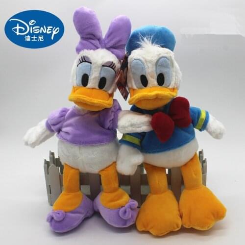 Free Shipping Disney Plush Toys 32cm Classic Donald Duck And Daisy Animal Stuffed Soft Doll Boy Girl Birthday Gift