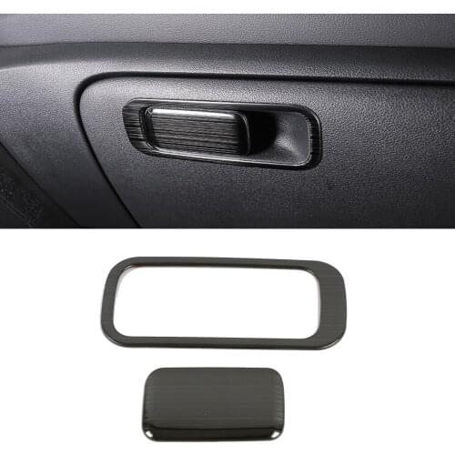 For Kia Cerato k3 2019 2020 Stainless Steel Interior Inner Glove Box Cover Badge Sequin Trim Garnish Accessories Styling