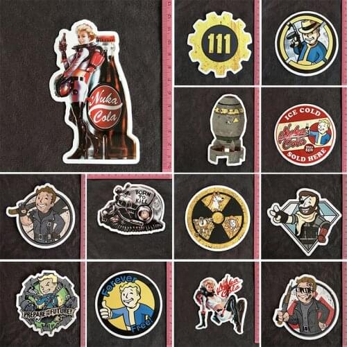Hot Sale Fallout PVC Stickers Travel Suitcase Wall Pencil Box Bike Phone Sliding Plate Graffiti Styling Buy 3 free 1