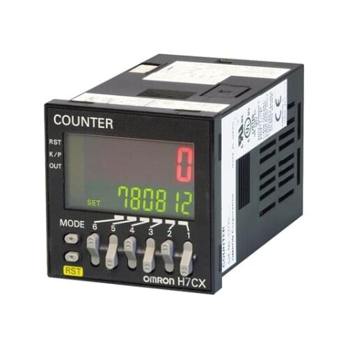 H7CX-A-N AC100-240 H7CX, 6 Digit, LCD, Digital Counter, 10kHz, 100 → 240 V ac