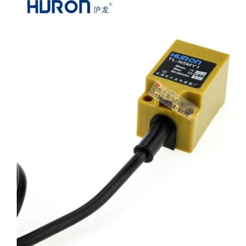 5 pieces of HURON Inductive square proximity switch TL-N5MY1 metal induction sensor AC 2 wire normally open 220V