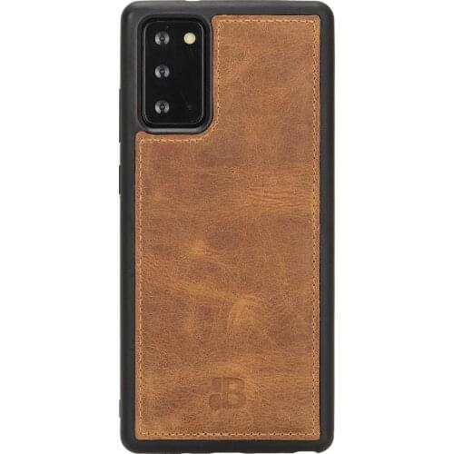 Burkley FXC Leather Phone Case Samsung Note 20 G19 Coffee Back Cover