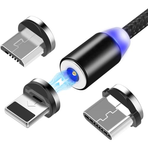 Magnetic USB Cable Fast Charging Type C Cable Magnet Charger Data Charge Micro USB Cable iphone cable usb micro usb cable