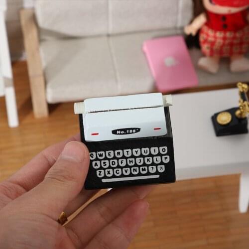 1:12 Dollhouse Mini Printer Model for Dollhouse Food Play Toys Decorative Accessories